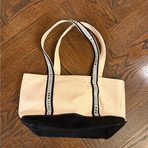 BAGGU X Sandy Liange cream and Black Canvas Tote Bag
